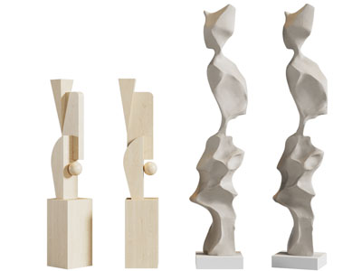 现代抽象工艺品雕塑雕刻摆件3d模型 现代抽象工艺品雕塑雕刻摆件