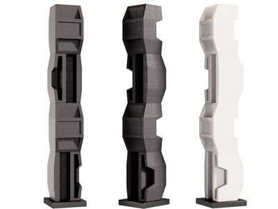 现代科技感装饰柱子3d模型 现代科技感装饰柱子