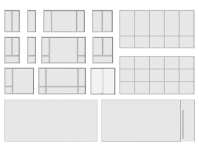 现代玻璃平开窗户 办公玻璃隔断 门窗 落地窗