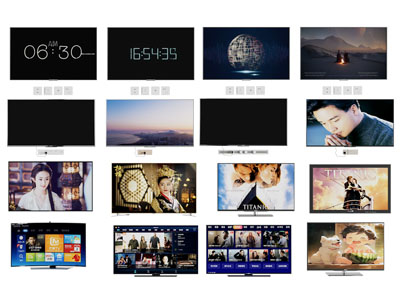 现代液晶显示屏 电视3d模型 现代液晶显示屏 电视