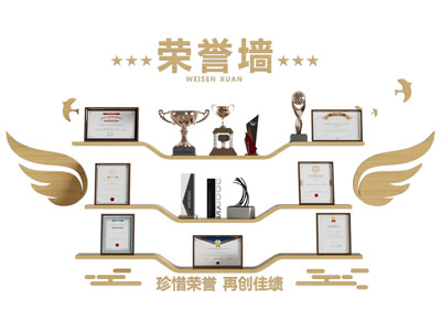 现代企业奖杯奖牌荣誉背景墙3d模型 现代企业奖杯奖牌荣誉背景墙