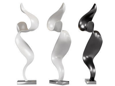 现代飘带雕塑雕刻3d模型 现代飘带雕塑雕刻