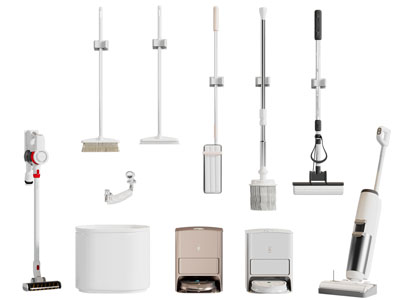 现代拖把 扫地机 智能拖地机3d模型 现代拖把 扫地机 智能拖地机