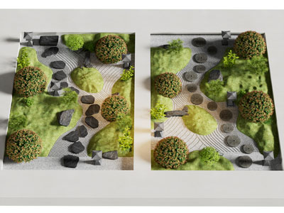 现代公园景观园艺小品