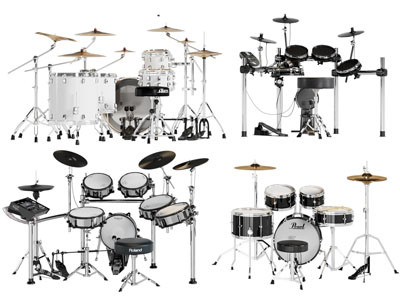 现代爵士鼓 电架子鼓乐器3d模型 现代爵士鼓 电架子鼓乐器