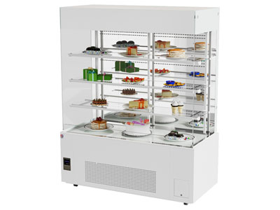 现代奶油蛋糕玻璃保鲜柜 展柜