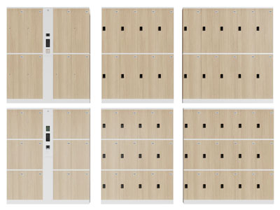 现代实木更衣柜 存储柜 电子柜 智能柜3d模型 现代实木更衣柜 存储柜 电子柜 智能柜