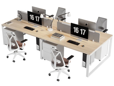 现代办公桌椅组合