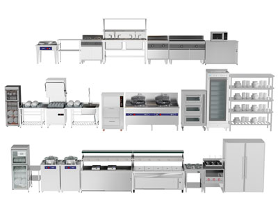 现代洗菜盆 燃气灶台 消毒柜 后厨设备3d模型 现代洗菜盆 燃气灶台 消毒柜 后厨设备