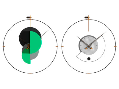 现代钟表 墙饰挂件3d模型 现代钟表 墙饰挂件