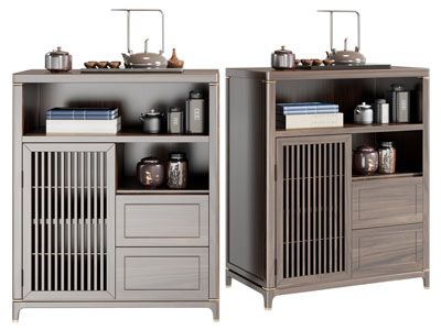 新中式实木茶柜 餐边柜