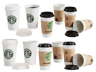 现代咖啡一次性纸杯 咖啡杯