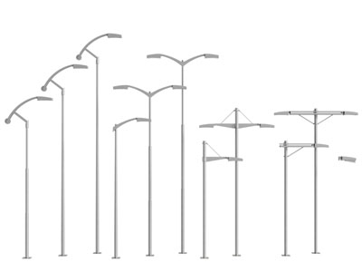 现代路灯