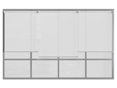 现代拉帘 卷帘窗帘3d模型 现代拉帘 卷帘窗帘