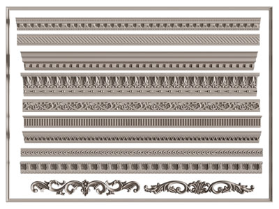 欧式雕花石膏角线 装饰构件