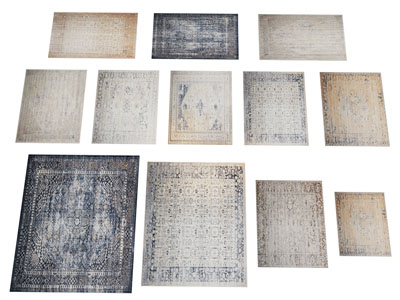 现代长方形地毯3d模型 现代长方形地毯