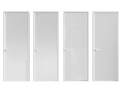 现代单扇平开门