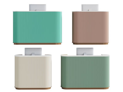 现代轻奢前台接待台