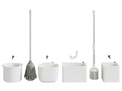 现代拖把池 拖把