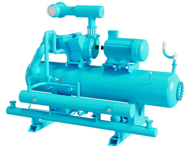 现代压缩机 工业设备3d模型 现代压缩机 工业设备