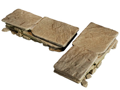 现代复古石板路 石头