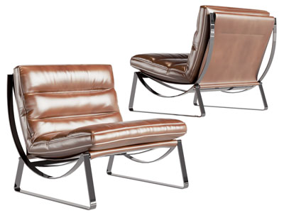 现代皮质休闲椅子 躺椅