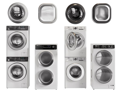 现代洗衣机3d模型 现代洗衣机