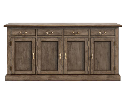 美式实木玄关柜 边柜