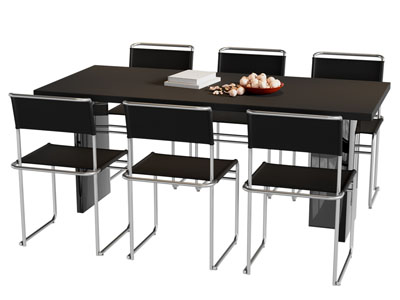 现代会议办公桌椅组合