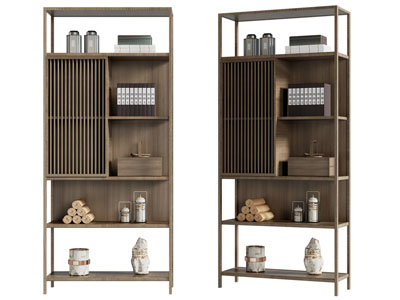 新中式实木装饰柜