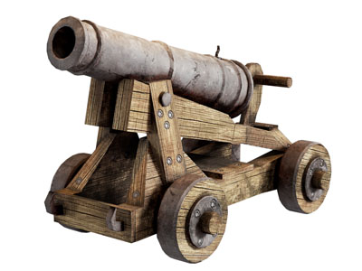 现代仿古大炮、军事战斗火炮3d模型 现代仿古大炮、军事战斗火炮