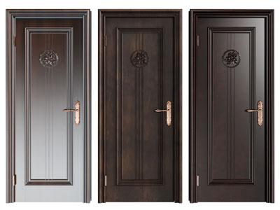 简欧入户平开门