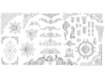 欧式雕花、装饰构件