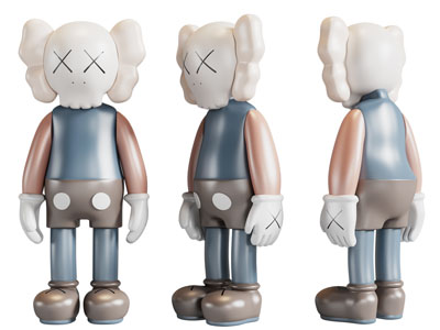 现代Kaws公仔雕塑雕刻摆件组合3d模型 现代Kaws公仔雕塑雕刻摆件组合