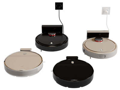 现代正在充电的扫地机3d模型 现代正在充电的扫地机