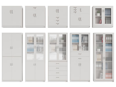 现代办公文件收纳柜