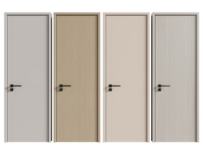 现代实木平开门 木门