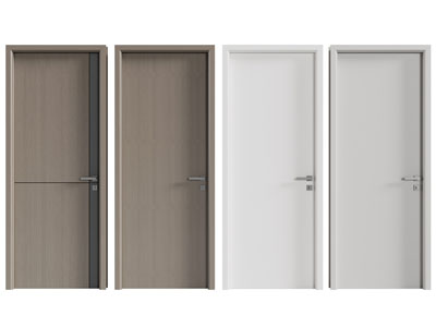 现代单扇实木平开门