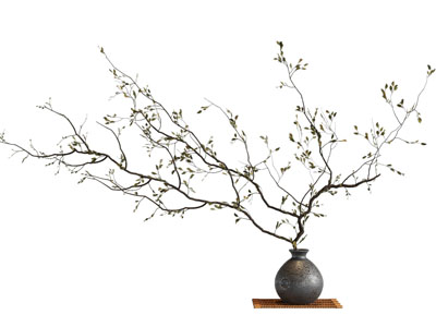 侘寂风陶艺花瓶花卉摆件