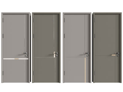 现代单扇平开门 卧室木门