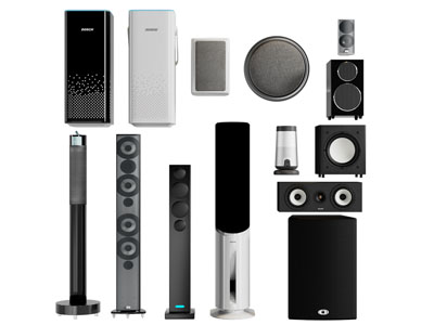 现代立式音响、扩音器3d模型 现代立式音响、扩音器