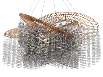 现代水晶吊灯