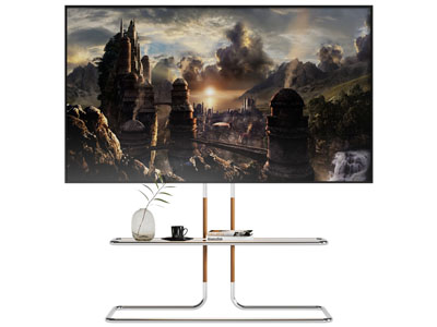 现代带支架的电视机3d模型 现代带支架的电视机