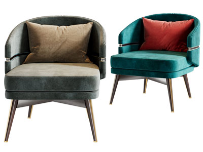 现代轻奢休闲椅子、沙发椅子