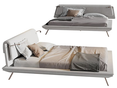 现代双人床