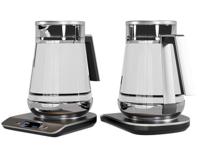 现代玻璃热水壶