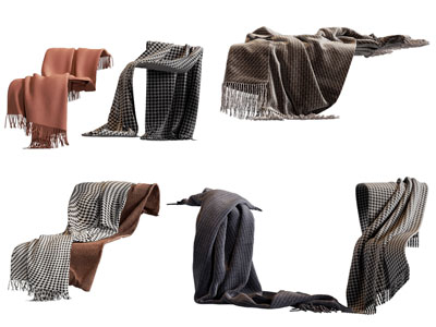 现代盖毯、布艺毯子