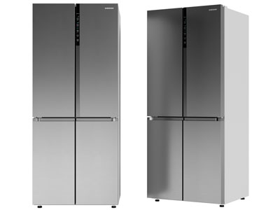 现代四开门电冰箱3d模型 现代四开门电冰箱