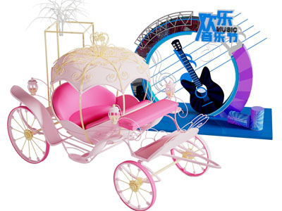 现代音乐主题美陈