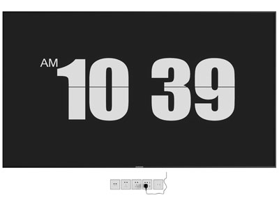 现代壁挂液晶电视机3d模型 现代壁挂液晶电视机
